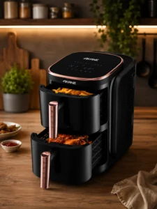 Friteuză cu aer cald AKANE A.5396, 6 L + 6 L, 2400 W