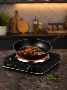 Plită electrică RAF R.8010AB, 1000 W, 1 zonă de gătit