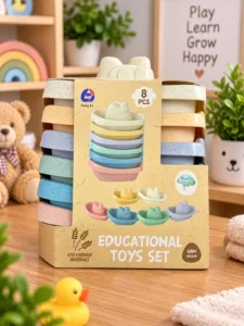 Set bărcuțe educative pentru baie Educational Toys Set