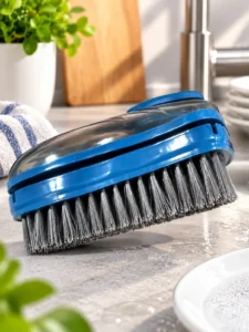 Perie pentru spălat vase cu dozator și 3 capete S175-14