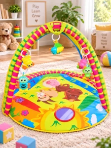Развивающий коврик BABY Game Blanket с 5 подвесными игрушками