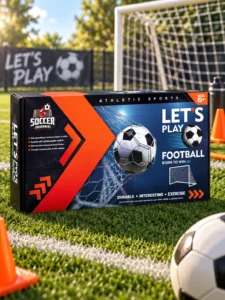 Set de fotbal pentru copii Soccer Tournament Let’s Play Footbal