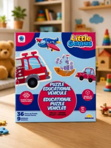 Puzzle educațional Smile Games Vehicule