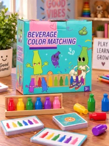 Joc educativ Beverage Color Matching – Potrivirea culorilor