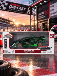 Спортивная машинка Die-Cast Special Edition EVA UNIT, Pull Back, со звуком