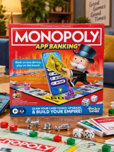 Joc de societate Hasbro Monopoly App Banking G1424