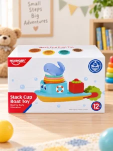 Игрушка для купания Huanger Stack Cup Boat Toy HE0270 со стаканчиками