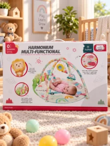 Covoraș muzical Aiyingle Harmonium Multi-Functional cu pian și jucării