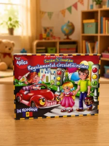 Развивающая игра Aplică Играем и учим правила дорожного движения
