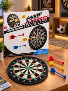 Set darts pentru copii Shoot Darts cu țintă și săgeți