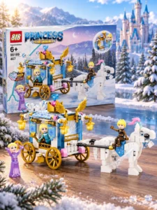 Constructor 818 Princess 98169 – Trăsură de prințesă cu cal