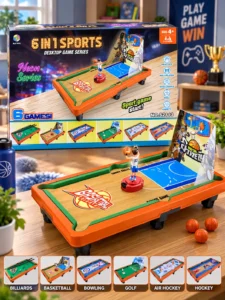 Joc de masă BLD Toys 6 în 1 Sports Desktop Game Series S2113