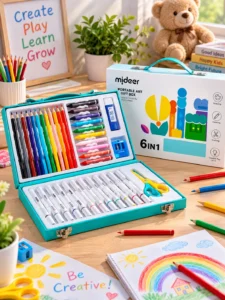 Set de desen și creativitate Mideer Portable Art Gift Box 6 in 1 MD4309