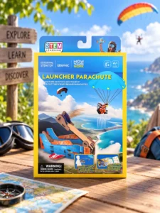 Развивающий 3D-пазл CubicFun National Geographic Launcher Parachute DS1120h