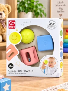 Set zornăitoare Hape Geometric Rattle E0454