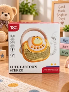 Детская портативная музыкальная колонка Cute Cartoon Stereo FXB-4