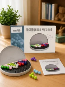 Логическая игра Intelligence Pyramid 3D с цветными шариками