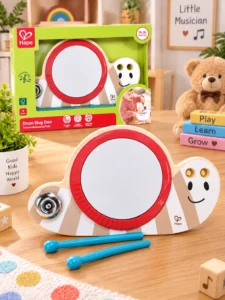 Музыкальная игрушка Hape Drum Slug Dan E8532 – Барабан Улитка