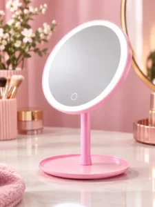 Oglindă cosmetică de masă cu iluminare LED WD-003
