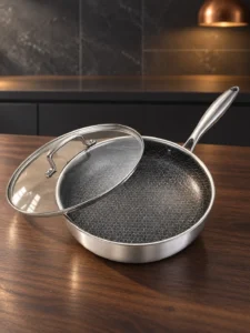 Tigaie adâncă Bohmann Premium BP-4300-24 cu capac, 24 cm