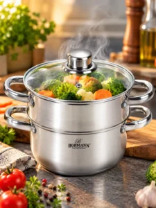 Set pentru gătit la aburi Bohmann BH-3212, 3 piese