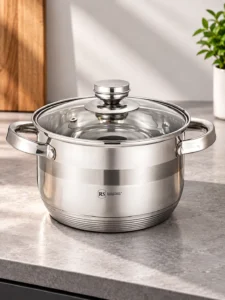 Cratiță inox cu capac Rainstahl RS CS 2700-18, 2,5 L