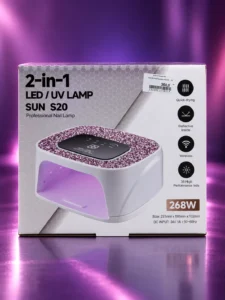 Lampă profesională pentru unghii SUN S20, LED/UV, 268 W