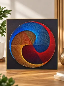 Tablou creativ din ață String Art DHGG29221