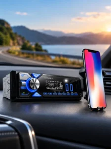 Автомагнитола MP3-плеер BD-9955BT с Bluetooth и держателем для телефона