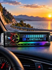 Player auto ALIENHAMR DEH-1600 G, Bluetooth, USB, AUX, MicroSD, FM
