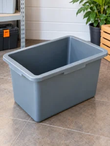 Vas dreptunghiular din plastic, 40 L