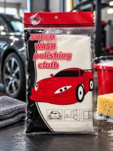 Lavetă din piele naturală pentru curățare și lustruire auto MF012