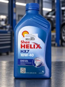 Полусинтетическое моторное масло Shell Helix HX7 Diesel 10W-40
