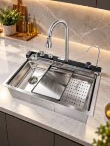 Chiuvetă multifuncțională MIXXUS MH7546-SET-06 SS