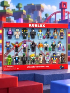 Коллекционный набор из 24 фигурок в стиле Roblox с аксессуарами