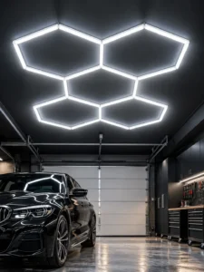 Lampă LED modulară tip fagure TR0329-0001, 144W, 230 × 160 cm