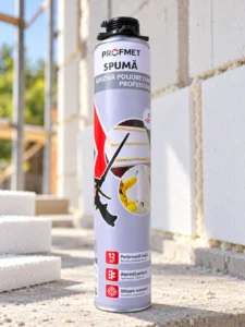Adeziv spumă poliuretanic Profmet, 800 ml