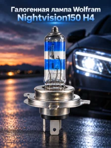 Bec halogen auto Wolfram Nightvision150 H4