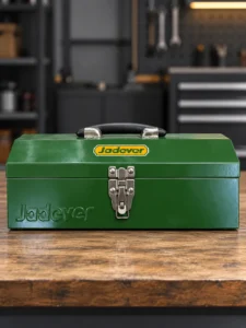 Металлический ящик для инструментов Jadever, зелёный