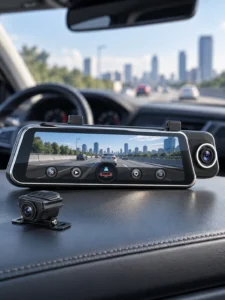 Cameră auto tip oglindă Diamond Q8