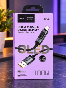 Кабель USB-A – USB-C HOCO U148 100 Вт 1,2 м
