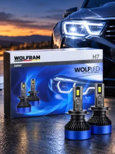 Becuri auto LED WOLFRAM WOLFLED H7 75W