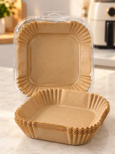 Set 50 forme din hârtie pentru friteuză cu aer