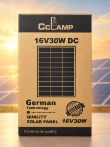 Panou solar CCLAMP 30 W, 16 V DC