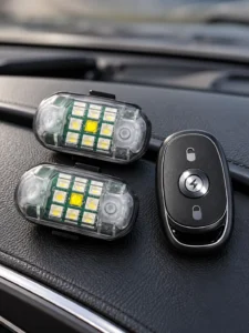 Комплект из 2 автомобильных стробоскопов / сигнальных фонарей «Strobe Light»